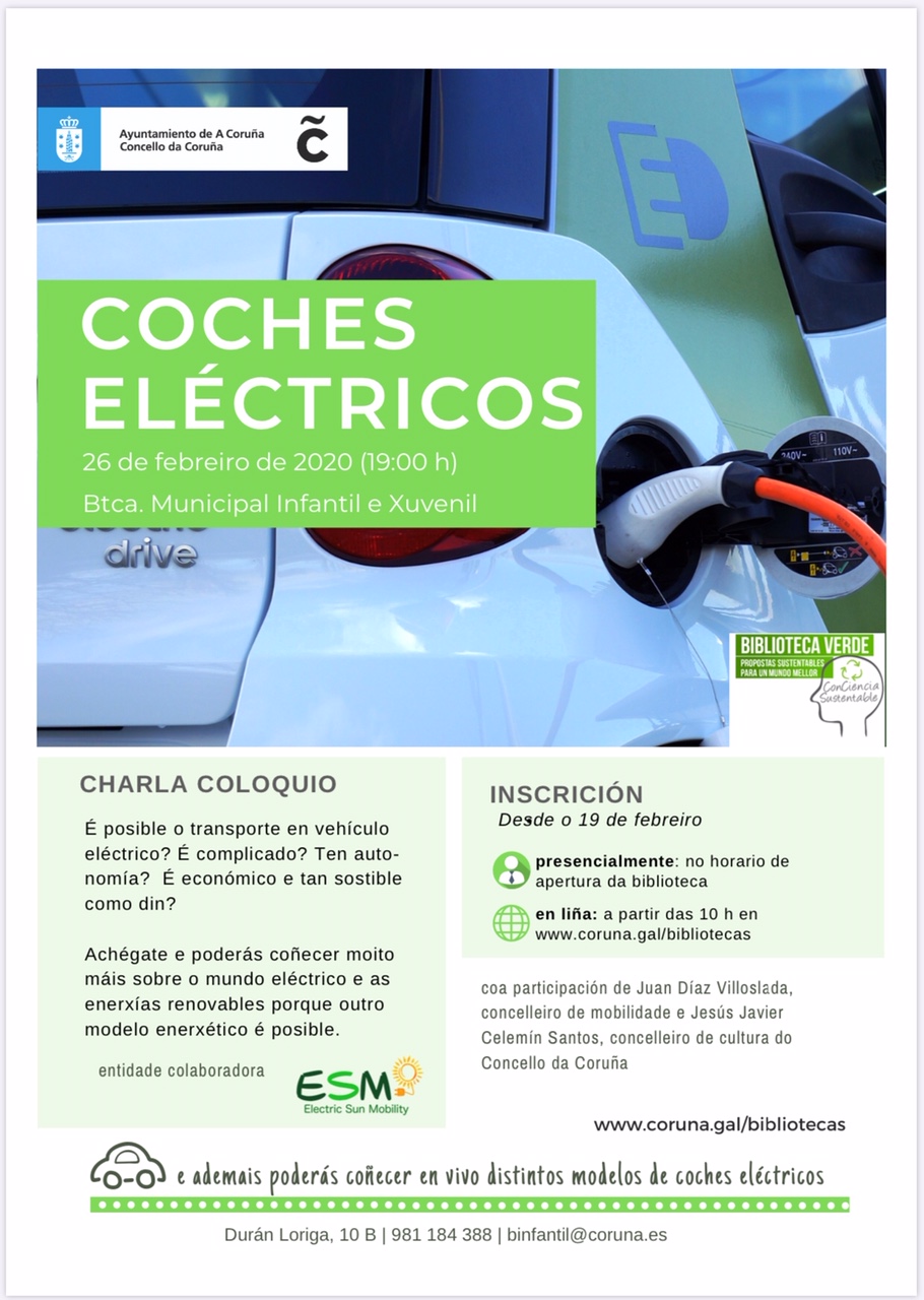 Coches Eléctricos charla coloquio Ayuntamiento A Coruña y Electric Sun Mobility